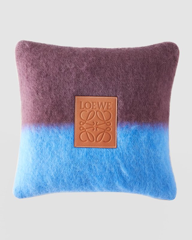 Striped Mohair Cushion
